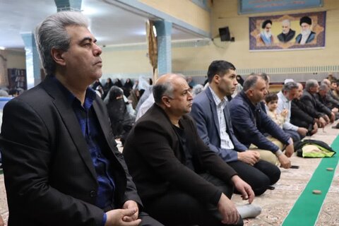 تصاویر/ آیین عبادی سیاسی نماز جمعه نوشین شهر