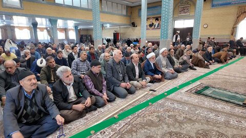 تصاویر/ آیین عبادی سیاسی نماز جمعه نوشین شهر