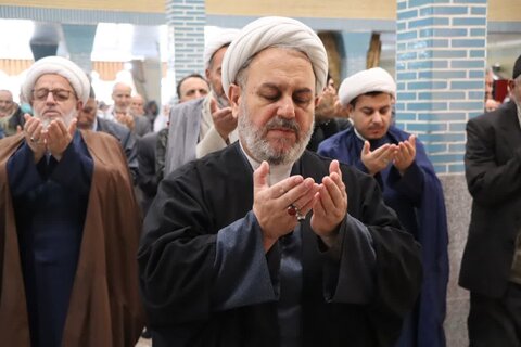 تصاویر/ آیین عبادی سیاسی نماز جمعه نوشین شهر