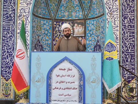 تصاویر/ نماز جمعه ۲۴ اسفند چایپاره