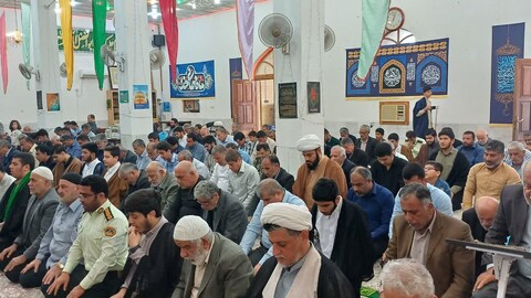 نماز جمعه بندرریگ به روایت تصویر