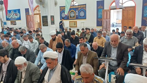 نماز جمعه بندرریگ به روایت تصویر