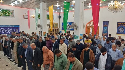 نماز جمعه بندرریگ به روایت تصویر