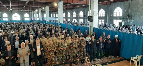 تصاویر | آیین عبادی سیاسی نماز جمعه شهرستان سراب