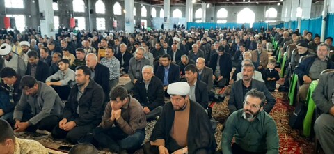 تصاویر | آیین عبادی سیاسی نماز جمعه شهرستان سراب