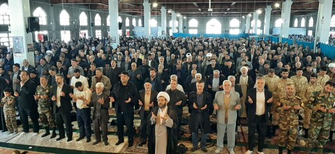 تصاویر | آیین عبادی سیاسی نماز جمعه شهرستان سراب