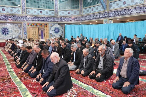 تصاویر | آیین عبادی سیاسی نماز جمعه شهرستان جلفا