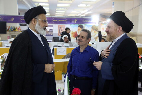 تصاویر/ حال و هوای بخش حوزوی درنهمین روز نمایشگاه بین المللی قرآن کریم