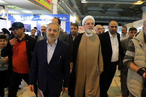 تصاویر/ بازدید وزیر آموزش و پرورش از سی و دومین نمایشگاه بین المللی قرآن کریم