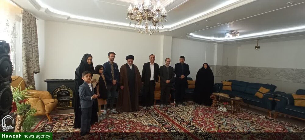 امام جمعه بناب با خانواده شهدا و ایثارگران دیدار کرد