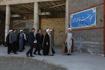 تصاویر/ بازدید آیت الله اعرافی از شهرک مهدیه