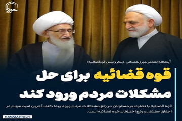 عکس نوشت| قوه قضائیه با نظارت بر مسئولان برای حل مشکلات مردم ورود کند