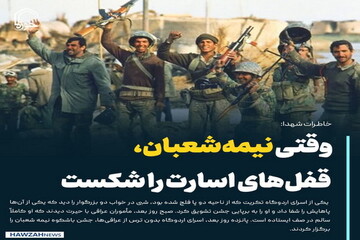 عکس نوشت| وقتی نیمه‌شعبان، قفل‌های اسارت را شکست