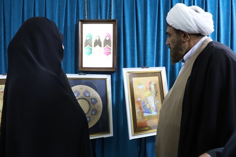 تصاویر/ بازدید مدیر حوزه‌ علمیه قزوین از بخش حوزوی سی و دومین نمایشگاه بین‌المللی قرآن کریم