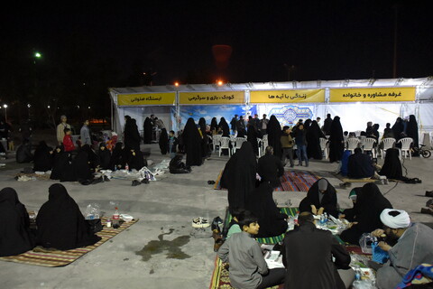 تصاویر/ دورهمی خانواده های خوش جمعیت قرآنی به همراه ضیافت افطاری