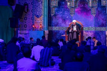 تصاویر/ چهاردهمین مراسم ویژه ماه رمضان در هیئت انصار الولایت