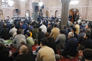 تصاویر/ برگزاری مراسم ولادت امام حسن مجتبی (ع) در مسجد سیدالشهداء (ع) خوی