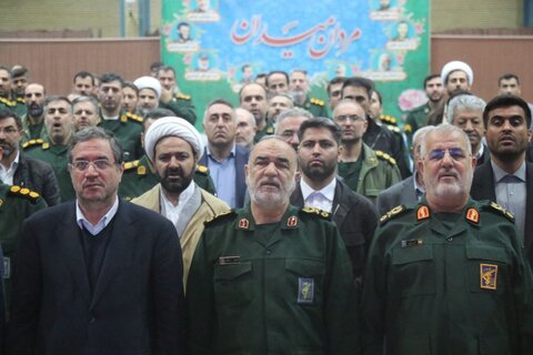تصاویر/ مراسم تکریم و معارفه فرمانده قرارگاه همزه سیدالشهدا (ع) سپاه