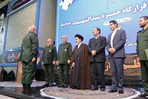 تصاویر/ مراسم تکریم و معارفه فرمانده قرارگاه همزه سیدالشهدا (ع) سپاه