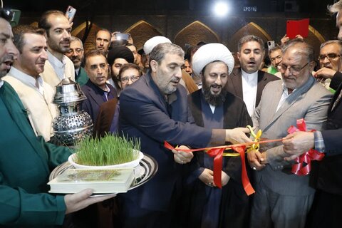 تصاویر/ افتتاح چایخانه امام رضا (ع) شهر خوی