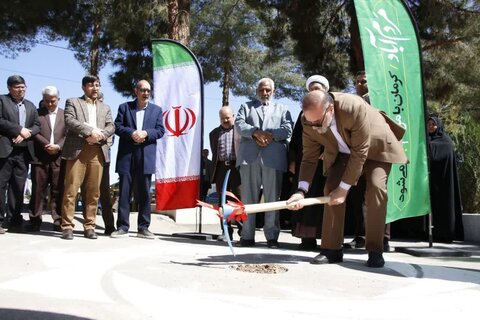 آیین کلنگ‌زنی «مهد آدینه» مصلی امام‌علی(ع) کرمان