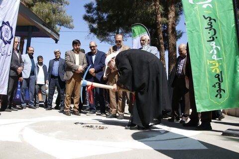 آیین کلنگ‌زنی «مهد آدینه» مصلی امام‌علی(ع) کرمان