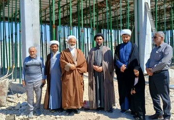 تصاویر/ بازدید امام جمعه برازجان از روند ساخت مسجد کریم اهل‌بیت(ع)