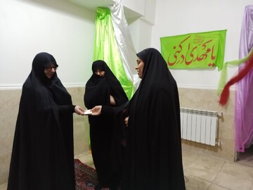 کلیپ| برگزاری مراسم افطاری مدرسه علمیه حضرت زهرا(س) سنجان