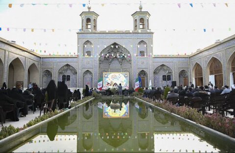 تصاویر| مراسم جشن میلاد حضرت امام حسن مجتبی(ع) در مسجد نصیرالملک شیراز