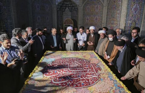 تصاویر| مراسم جشن میلاد حضرت امام حسن مجتبی(ع) در مسجد نصیرالملک شیراز