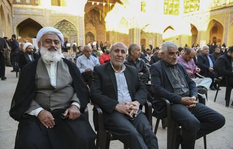 تصاویر| مراسم جشن میلاد حضرت امام حسن مجتبی(ع) در مسجد نصیرالملک شیراز