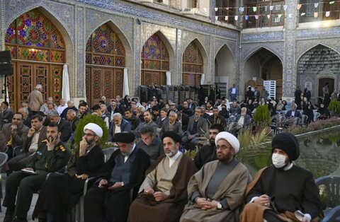 تصاویر| مراسم جشن میلاد حضرت امام حسن مجتبی(ع) در مسجد نصیرالملک شیراز