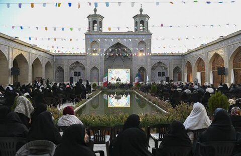 تصاویر| مراسم جشن میلاد حضرت امام حسن مجتبی(ع) در مسجد نصیرالملک شیراز
