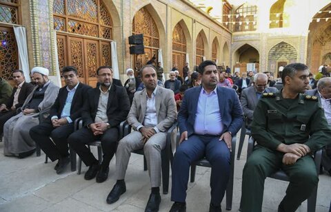 تصاویر| مراسم جشن میلاد حضرت امام حسن مجتبی(ع) در مسجد نصیرالملک شیراز
