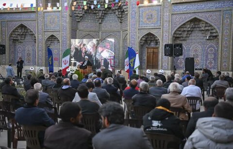 تصاویر| مراسم جشن میلاد حضرت امام حسن مجتبی(ع) در مسجد نصیرالملک شیراز