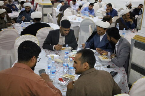 تصاویر/ ضیافت افطاری علما و مبلغین سراسر استان هرمزگان