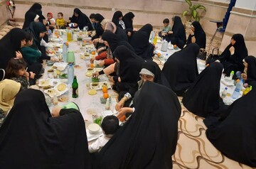 فیلم| شبی ماندگار برای دختران نوجوان در هیئت دخترانه مدرسه علمیه خواهران کنگان