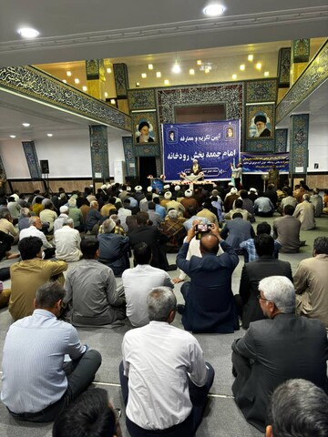 تصاویر/ مراسم تکریم و معارفه امام جمعه بخش رودخانه