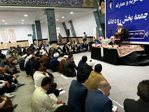 تصاویر/ مراسم تکریم و معارفه امام جمعه بخش رودخانه