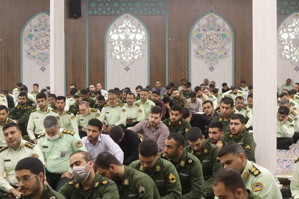 آیت الله کعبی در جلسه تفسیر قرآن در حسینیه الزهرا ستاد فرماندهی انتظامی استان خوزستان