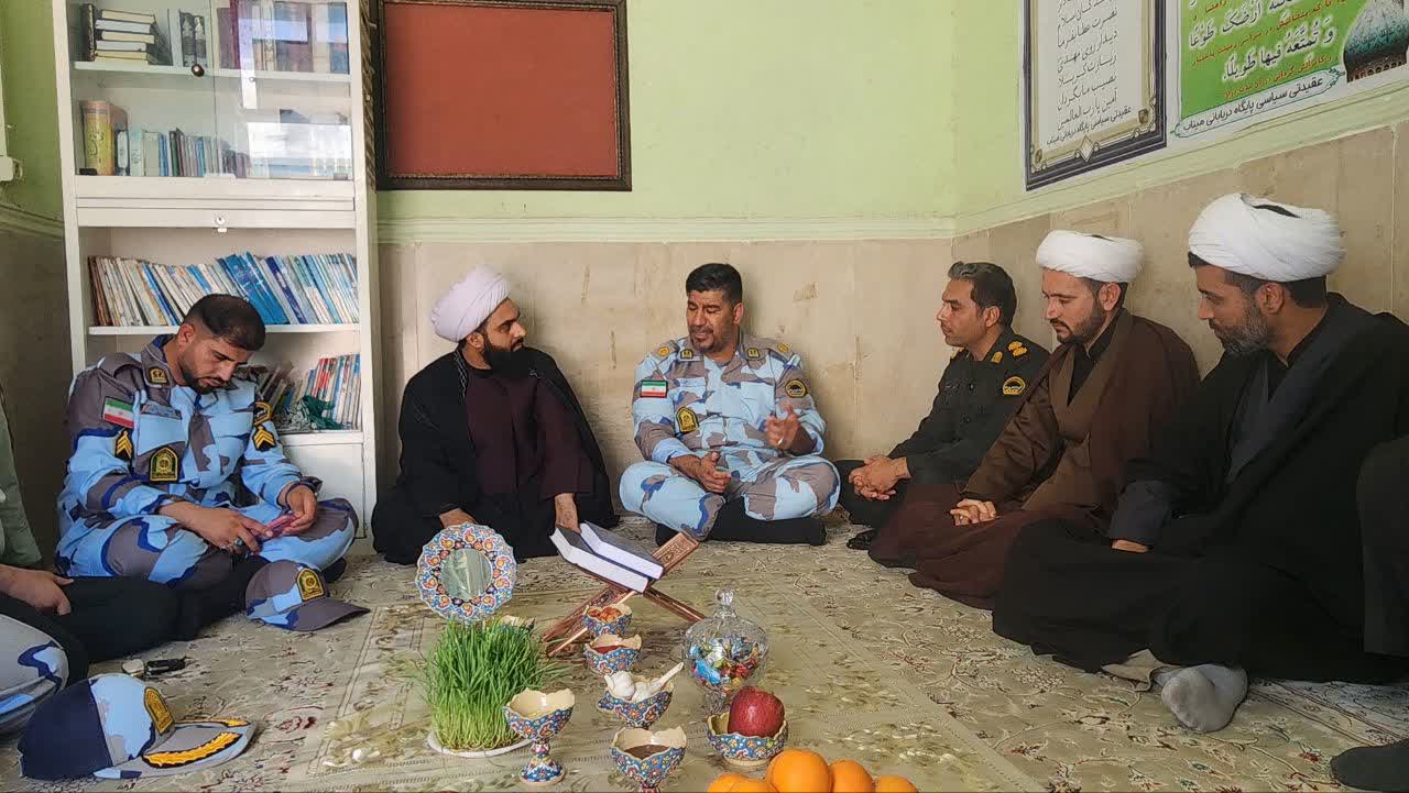 تحویل سال ۱۴۰۴ در پایگاه مرزبانی سیریک با محوریت معنویت و همبستگی