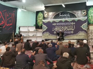 تصاویر/ مراسم احیای شب نوزدهم در حسینیه هلال رضوی ارومیه