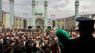 تصاویر/مراسم تحویل سال نو در آستان مقدس حضرت هلال بن علی(ع)