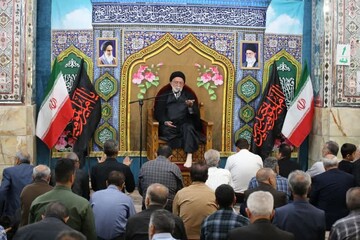 تصاویر| لحظه سال تحویل در حرم مطهر سید علاالدین حسین(ع)