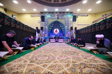 تصاویر/ بیستمین شب از مراسم ماه مبارک رمضان در هیئت انصار ولایت یزد