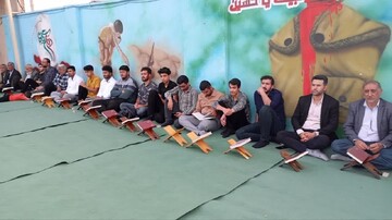 تصاویر/ محفل انس با قرآن بسیجیان در دهقاید