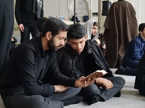 طلاب مدرسه علمیه فاطمی اولین شب قدر را در نجف اشرف احیا کردند