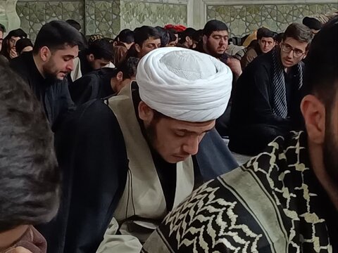 طلاب مدرسه علمیه فاطمی اولین شب قدر را در نجف اشرف احیا کردند