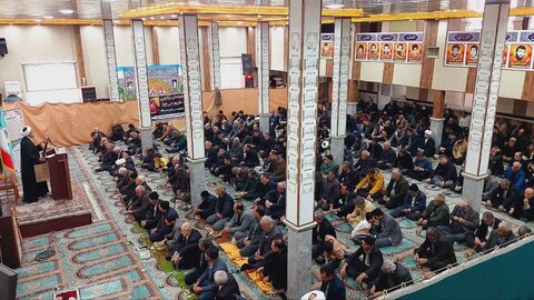 تصاویر/ اقامه نماز جمعه شهر کشاورز