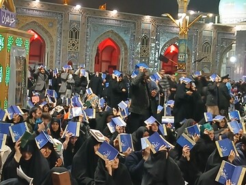 تصاویر/ مراسم احیا شب ۲۱ ماه رمضان در حرم رضوی